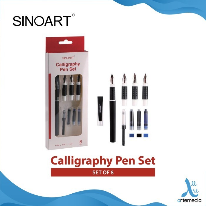 

Pena Kaligrafi Sinoart Calligraphy Fountain Pen Set PROMO