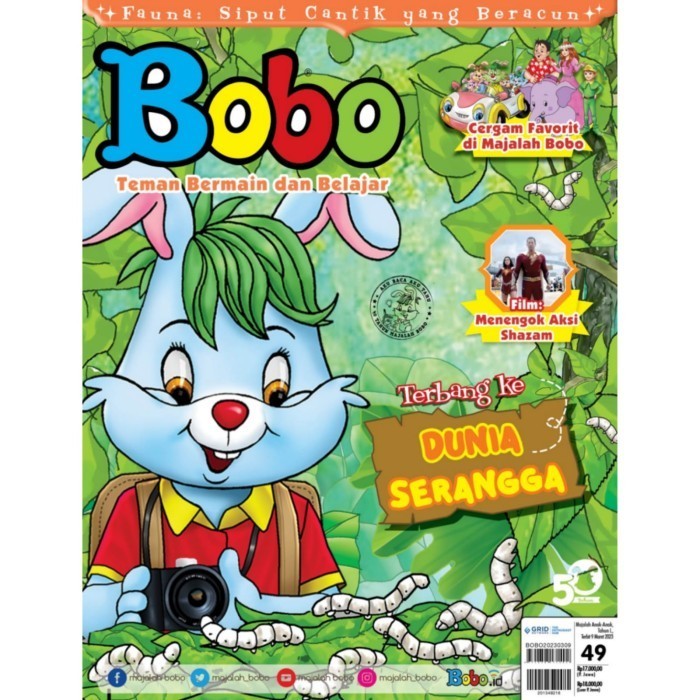 

Berlangganan Majalah Bobo 6 Bulan
