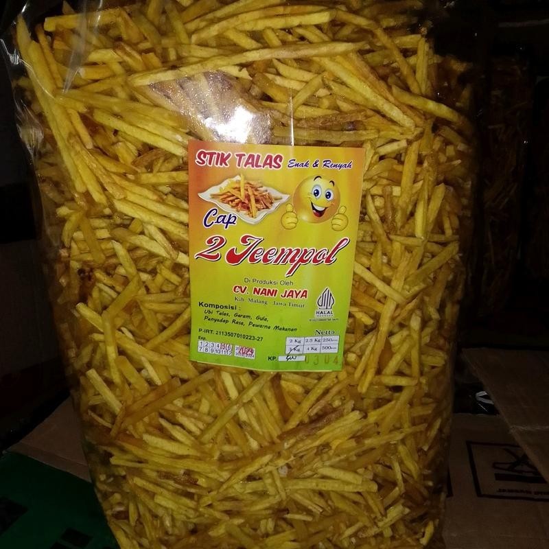 

Stik Talas Gurih Renyah 1 Ball isi 3 KG