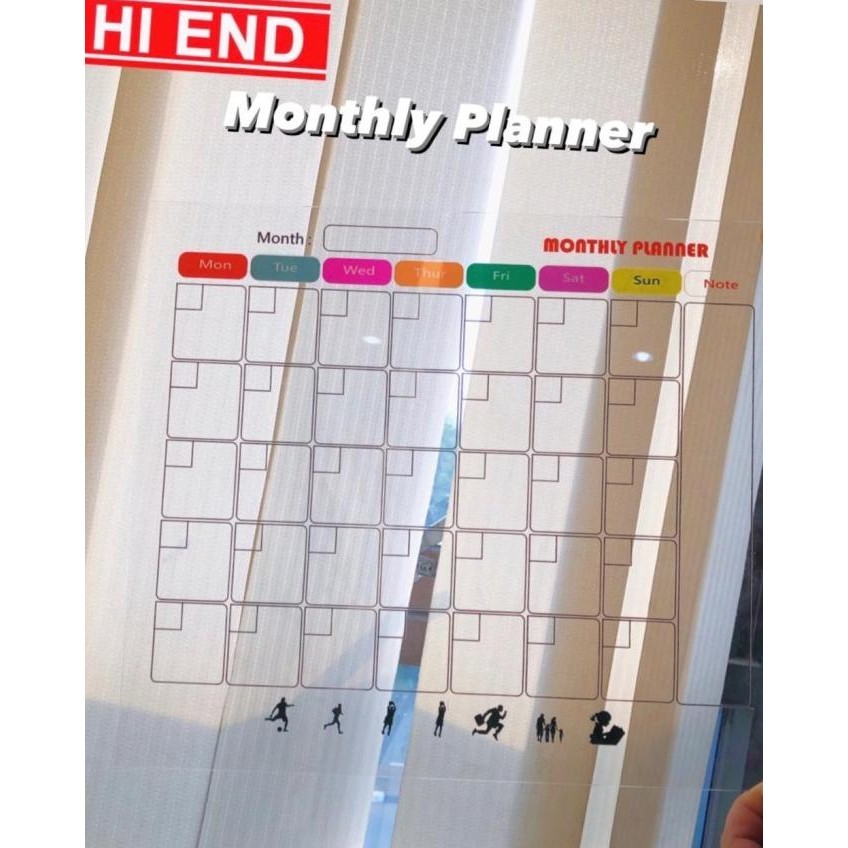 

sto Acrylic/Akrilik Monthly Planner/Weekly Planner/Daily Planner