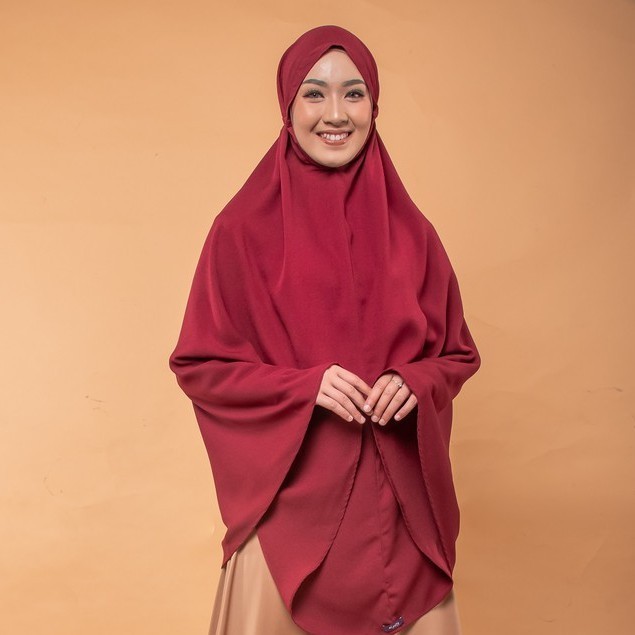 Promo Mega Sale 2.2 // Elzatta Hijab Jilbab Kerudung Instan Bergo Syari Jumbo Polos Bahan Crepe