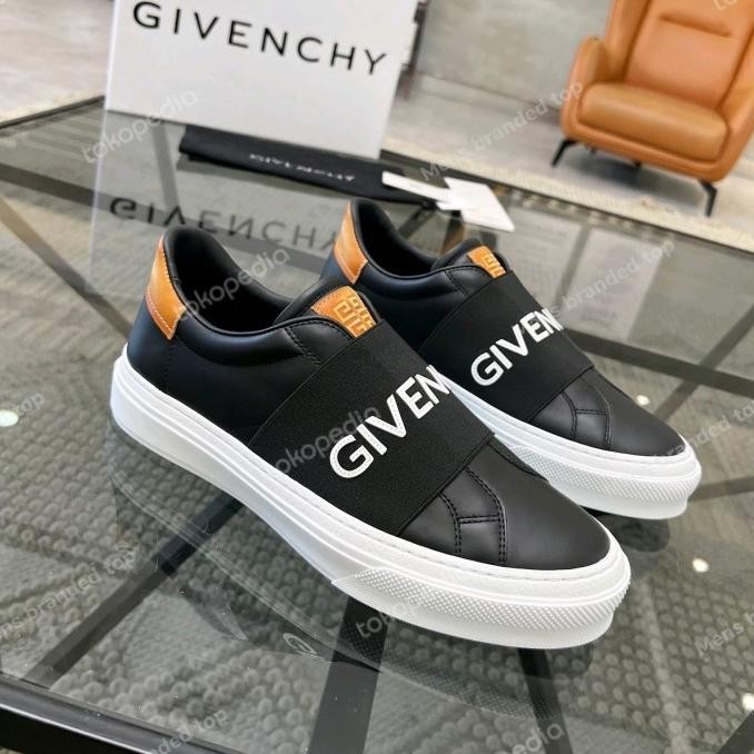 Sneakers Pria Branded Vip Tanpa Tali / Sepatu Pria Import Mirror Mikiokatsu54