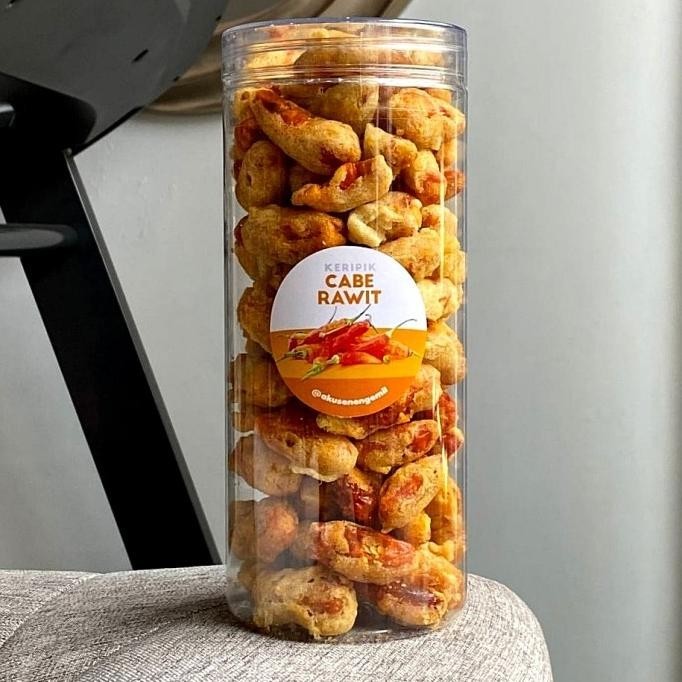 

KERIPIK CABE RAWIT CRISPY PEDAS JUMBO 1300ml | KERIPIK SAYUR BUAH PREM