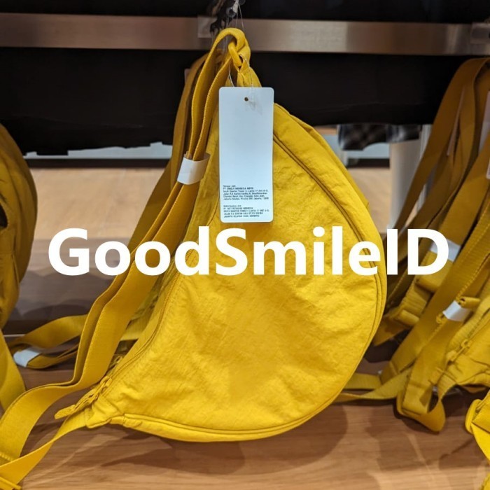 Promo READY Tas Bahu Mini Round Wanita Sling Bag Selempang Waist UNIQLO SALE - YELLOW44 Elegan Trend