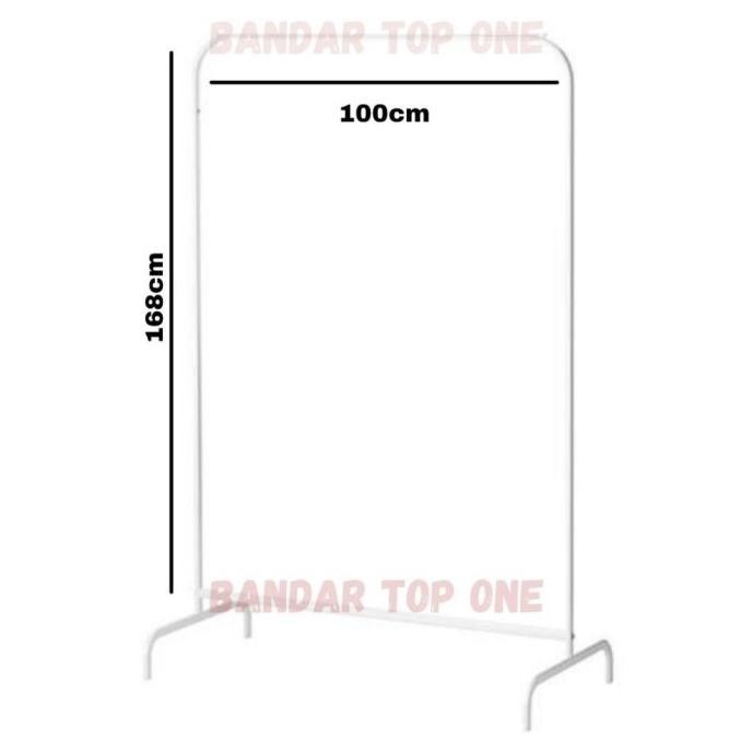 Gawang Baju Minimalis Stand Hanger Besi Gantungan Baju Ikea1 Charayuko1