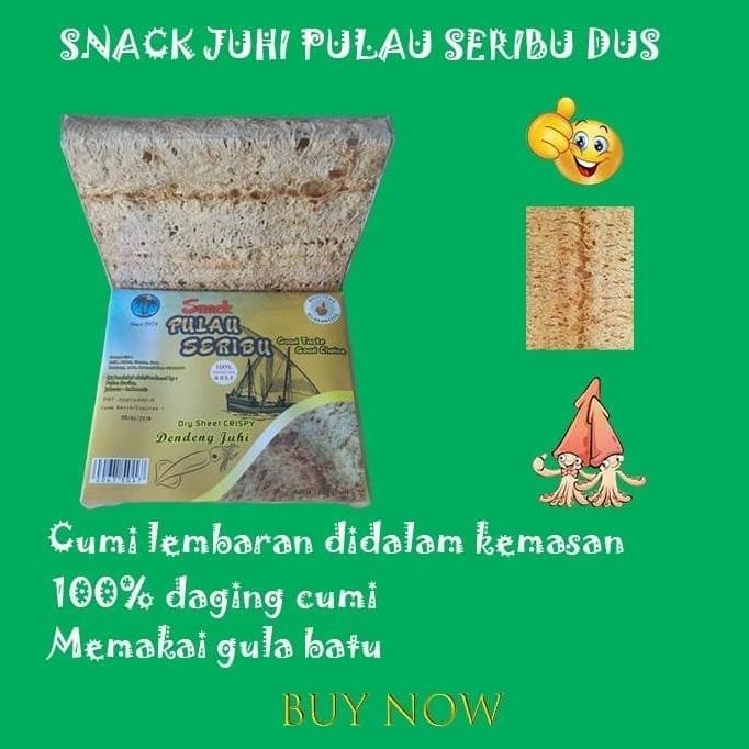 

SNACK JUHI PULAU SERIBU dus makanan ringan cemilan cumi halal ES77