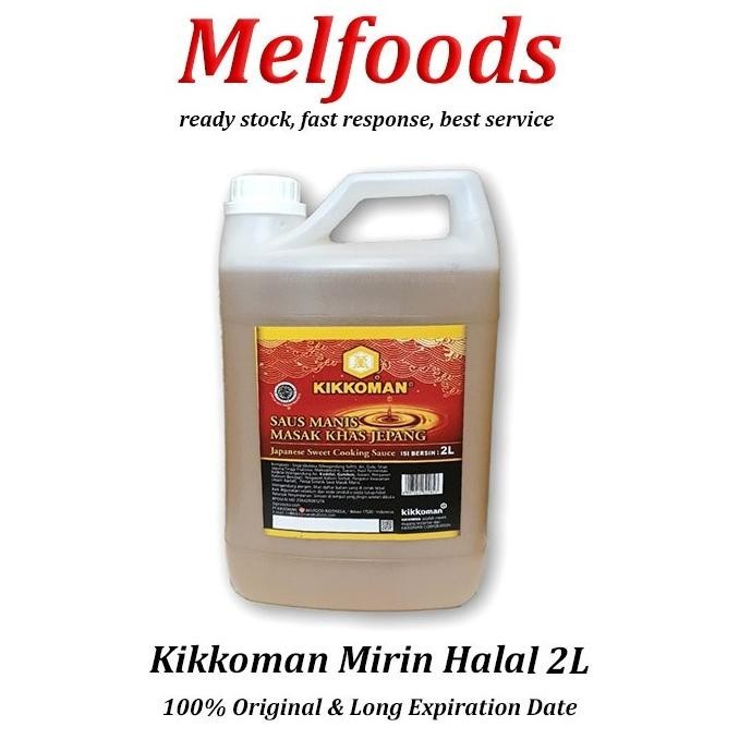 

Kikkoman Mirin HALAL 2L Cuka Sushi Bumbu Sushi Jepang IIbs