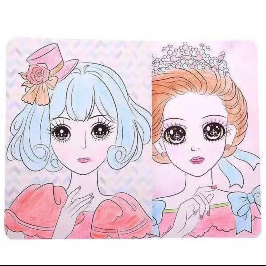 

EM Make Up Painting Mainan Edukasi Mewarnai Princess Coloring Book