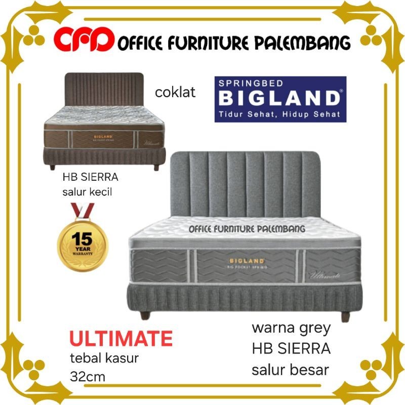 spring bed bigland ULTIMATE matras kasur spring bed plush top