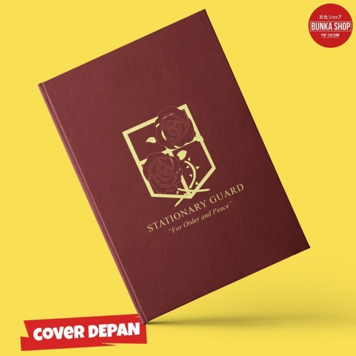

Sale Note Book Snk Stationary Guard Anime Hardcover Murah