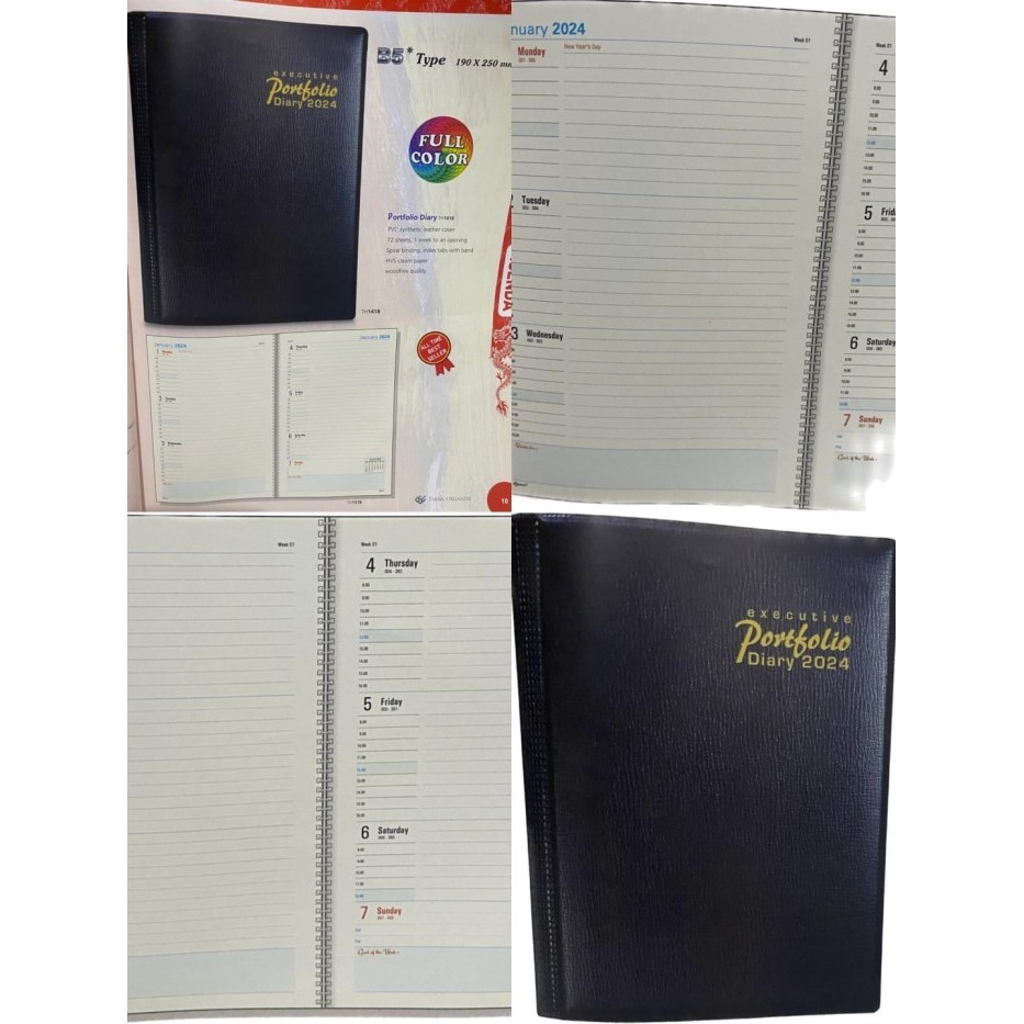 

Dijual Agenda Executive Forfolio Diary 2024 Limited