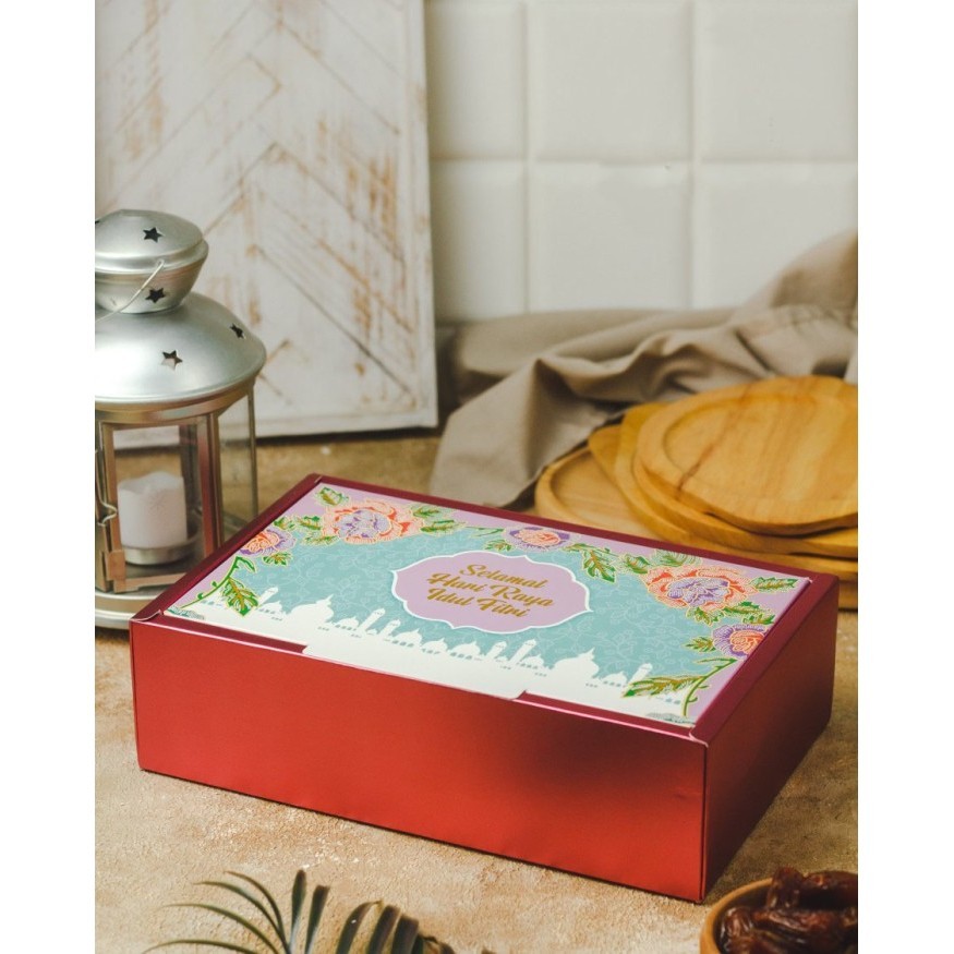 box toples 350gr isi 3 Lebaran dus hardtop 901 kue kering idul fitri