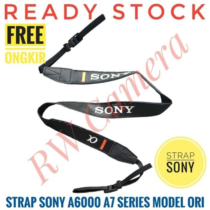 Strap Sony A6000 A7 A7Ii A7Iii Tali Kamera A6300 A6400 Model Ori Asli