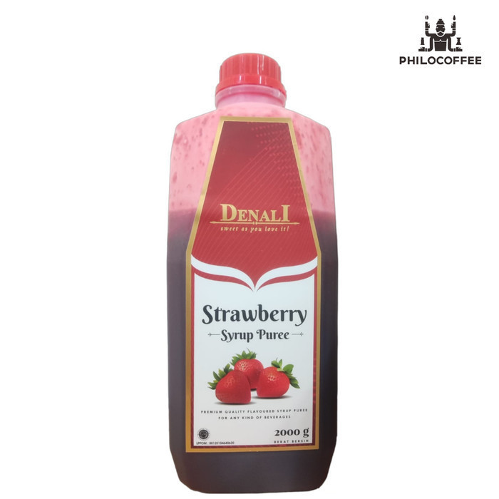 

Denali Puree Mix Fruit Rasa Strawberry 2000 Gram / Puree 2 Kg