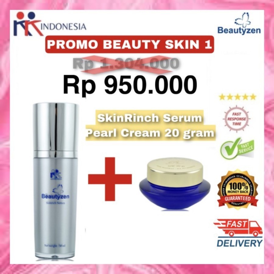 

SKINRICH serum 866.000 + PEARL Cream 20 Gram 438.000 PROMO 950.000