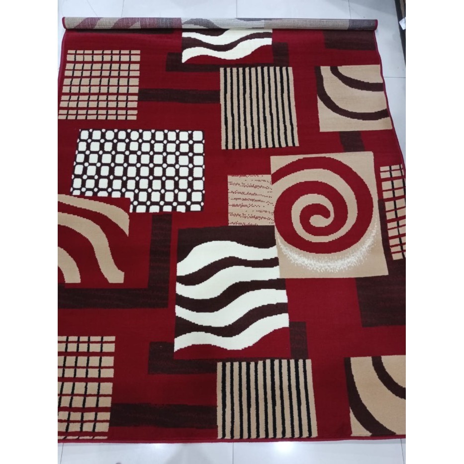 Alit - Karpet Permadani Moderno 160X210 Seri Minimalis Ukuran Sedang Standar