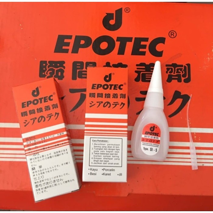 

Lem Epotec Lem Korea Power Glue Lem Serbaguna1 Box Isi 50 Pcs