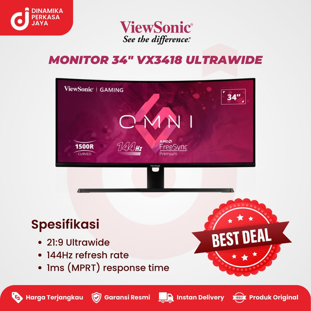 Viewsonic Monitor 34" VX3418
