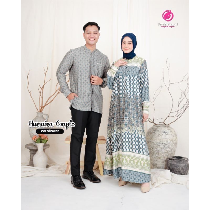 Humaira Couple Cornflower by Fania Hijab (Edisi 2024)
