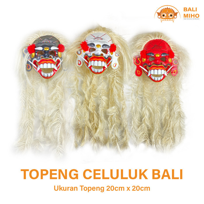 siap kirim] TOPENG CELULUK/TAPEL CELULUK/TOPENG LEAK/LEAK BALI/CELULUK BALI/HANTU