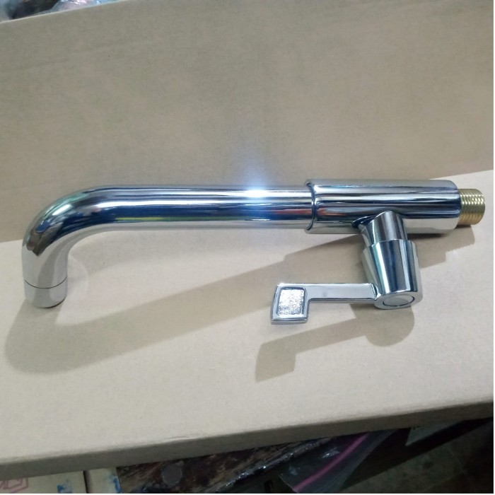 KRAN WASTAFEL TEMBOK KUNINGAN / KRAN DINDING PANJANG