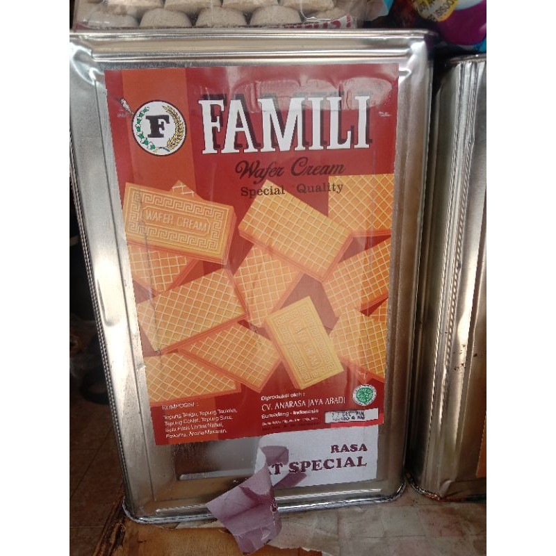 Wafer Family Cokelat 4kg 1Blek