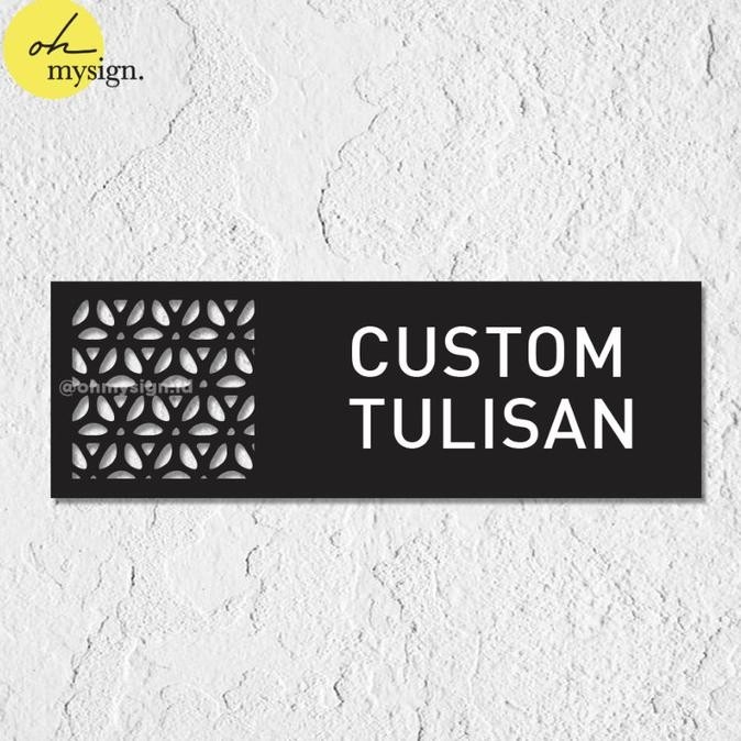 

Custom Tulisan Ruangan Office Sign Board Acrylic UV Print Laser Cut 7