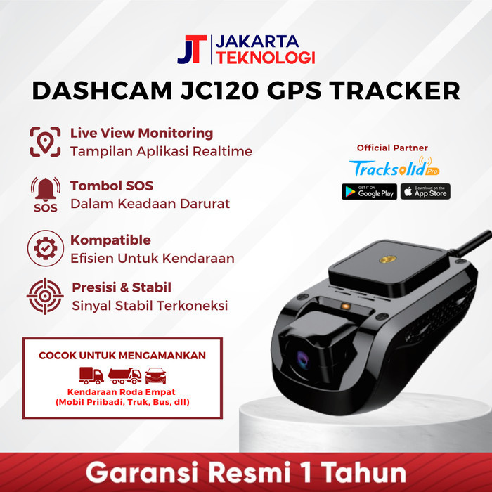 Gps Traer Mobil Jc120 Dashcam 4G Alat Saja