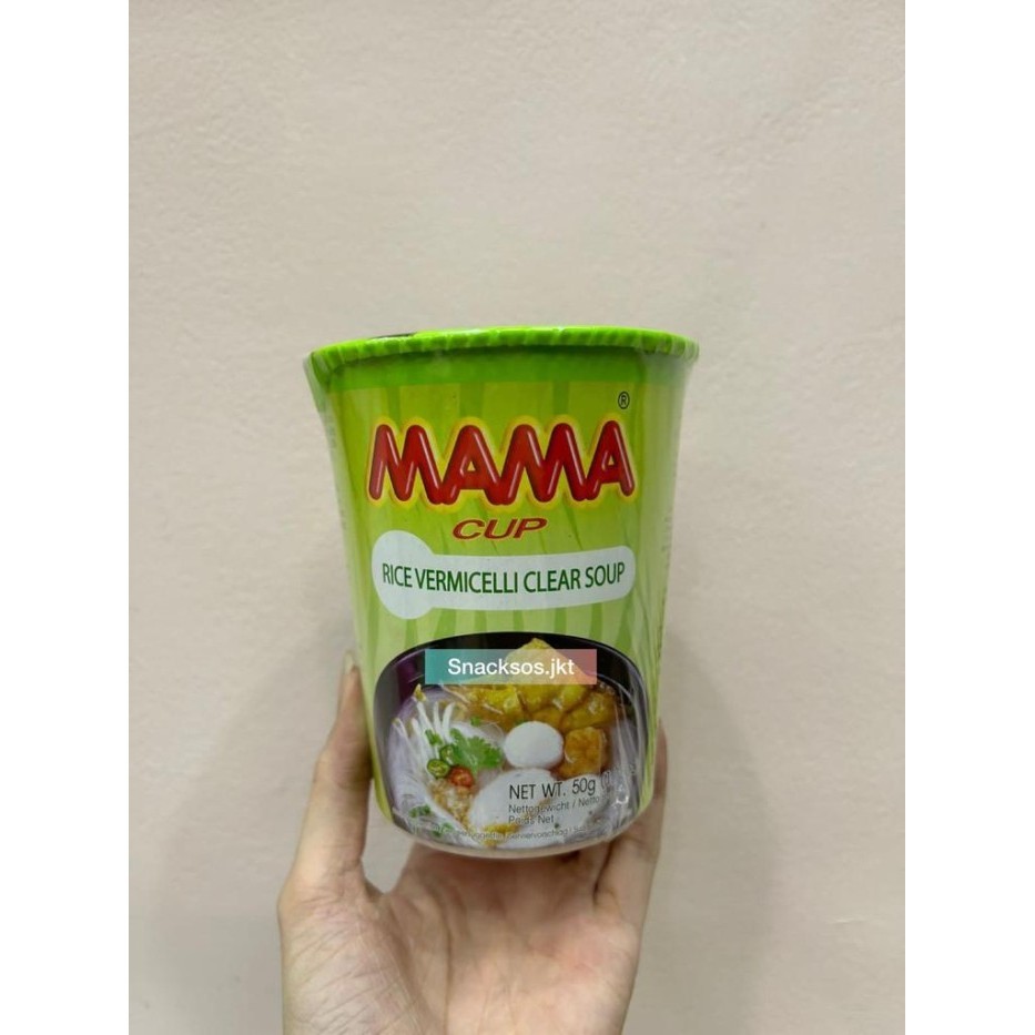 

[Cup] Mama Noodles Rice Vermicelli Shrimp Creamy Tom Yum / Clear Soup