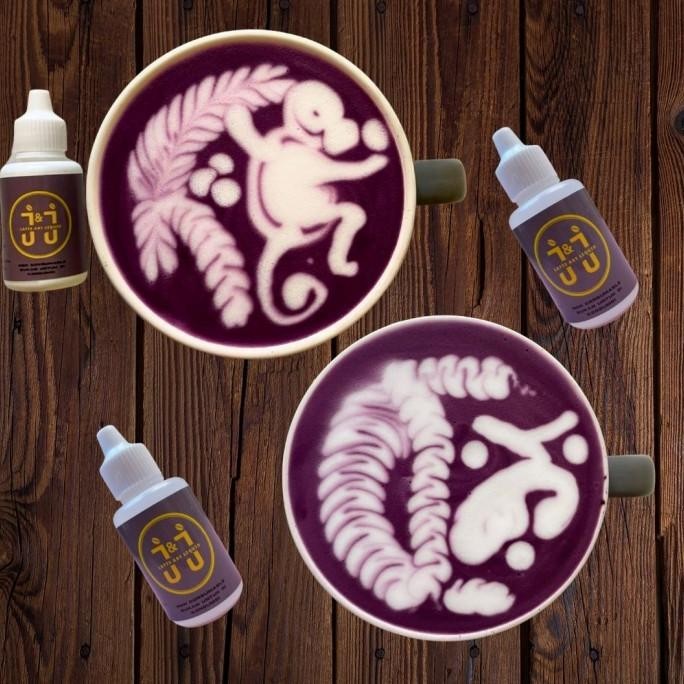 JJ latte art liquid pengganti susu untuk latihan