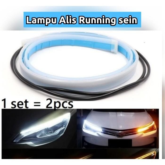 LAMPU LED ALIS RUNNING 30 CM 12 VOLT LAMPU SEIN RUNNING MOTOR MOBIL
