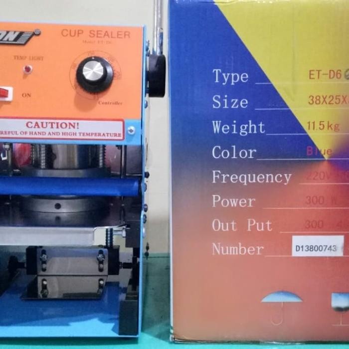 NEW ARRIVAL... ETON ET D66 - CUP SEALING CUP SEALER KHUSUS GELAS AQUA.