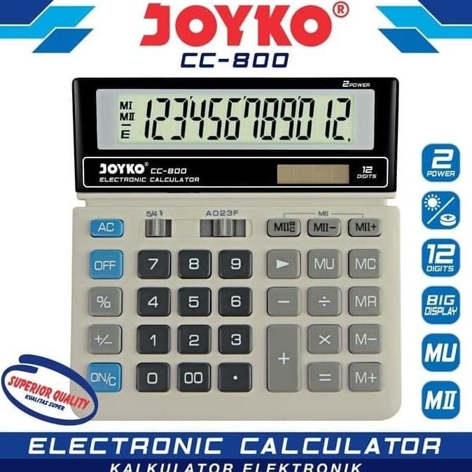 

Kekinian - Calculator Kalkulator Joyko CC-800 12 Digits .,