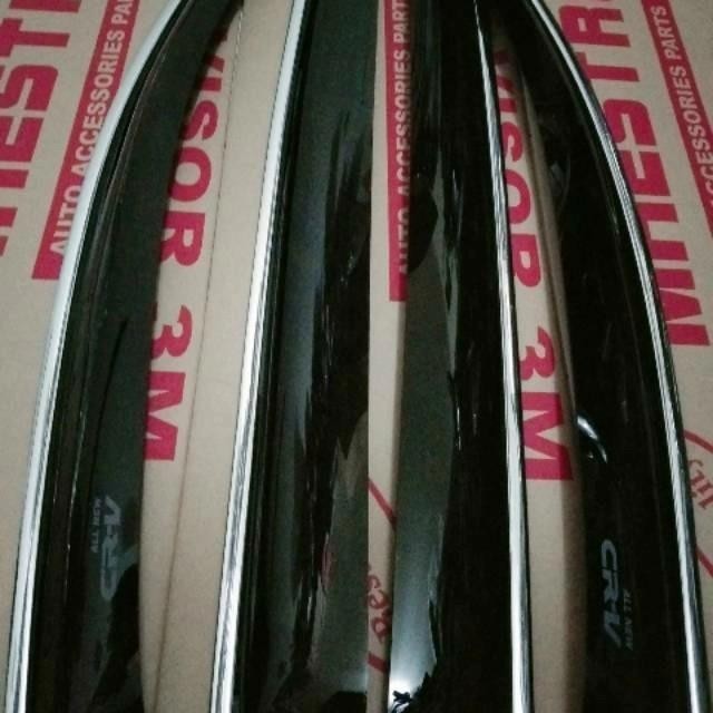 TALANG AIR SLIM HONDA CRV GEN 3 TAHUN 2007 SAMPAI 2011 LIS CHROME