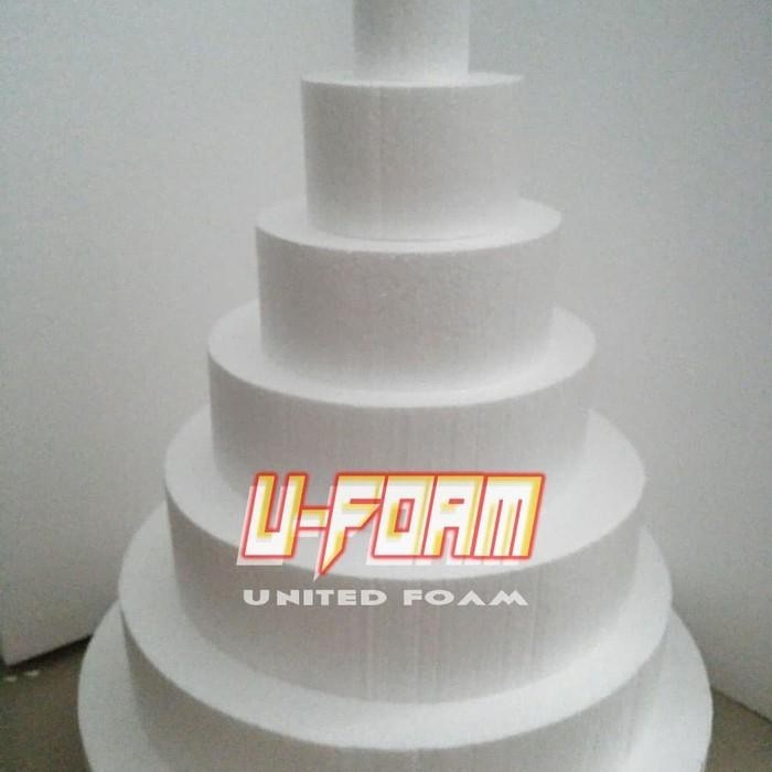 

Styrofoam Dummy Cake Uk. D50 Cm X10 Cm