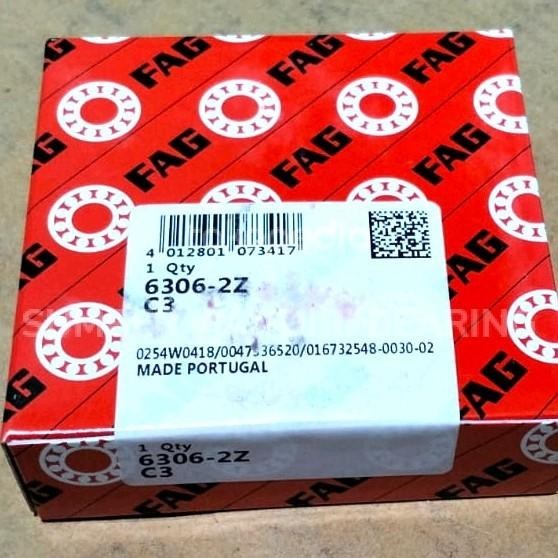 Bearing 6306 2Z C3 / Zz C3 Fag