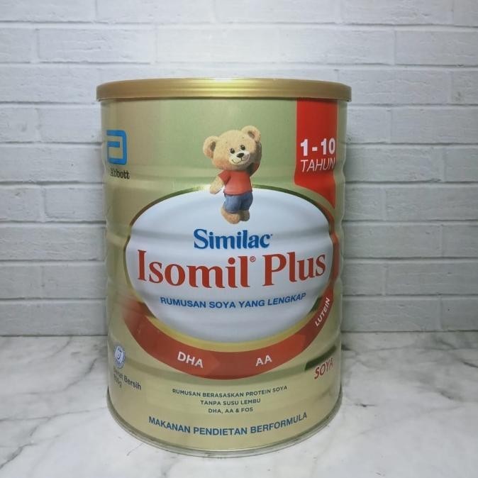 

Abbott Similac Isomil Plus 1 - 10 Tahun 850 gr Kaleng Besar