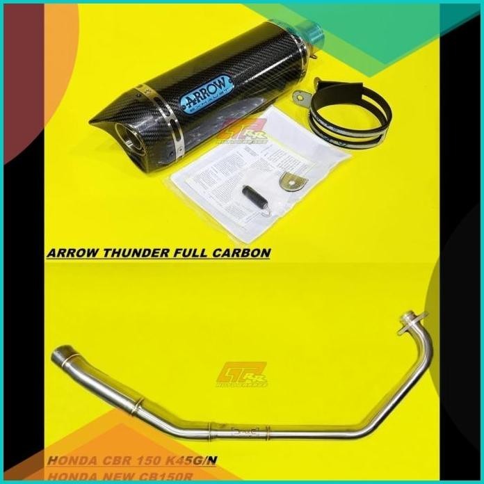 Knalpot Arrow Thunder Full Carbon CB150 CBR 150 K45G K45N 16novz3 last
