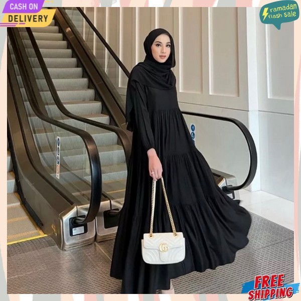 Games Cewek Remaja Kekinian Gmus Perempuan Elegan Dres Pesta Baju Gamis Wanita Terbaru 2024 Bsju Gmi