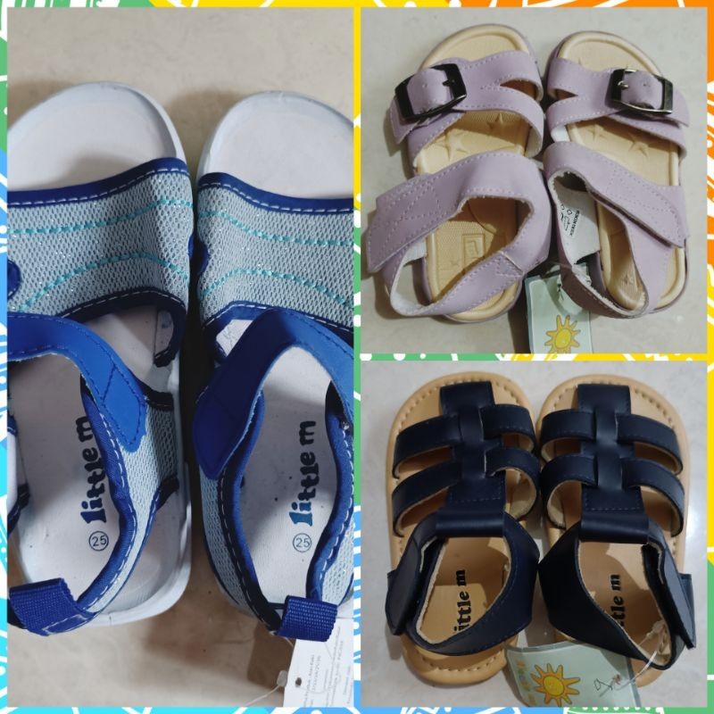 (Lelang sale) Sandal sepatu Little M bayi baby anak perempuan laki-laki