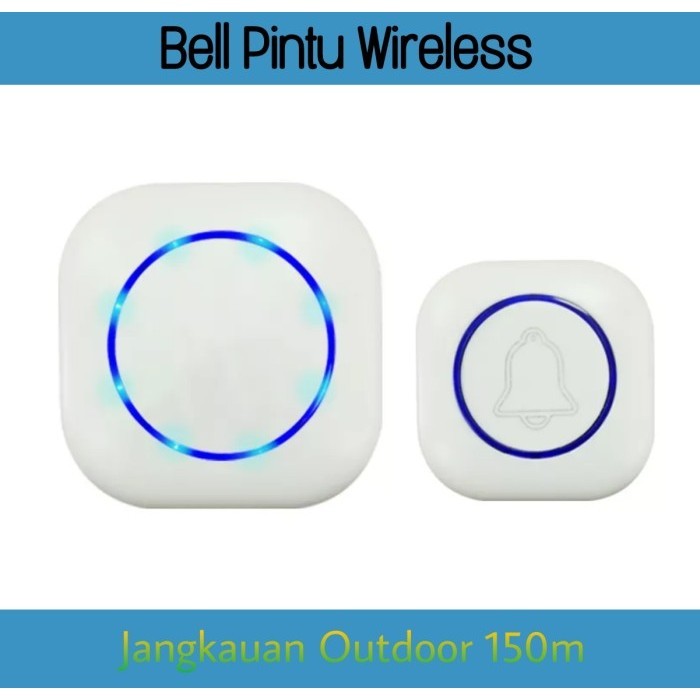Baru Bel Pintu Wireless Otomatis Door Bell Tanpa Kabel Bel Rumah