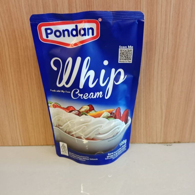 

Pondan Whip Cream / Pondan Whip Cream Pouch (100gr/150gr)