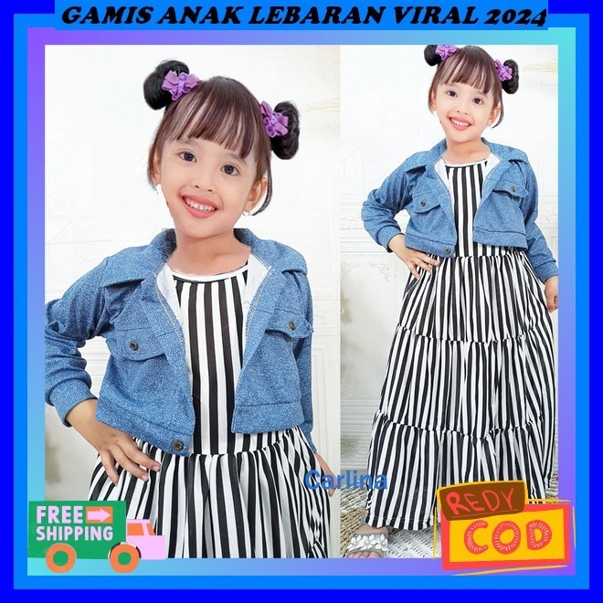 Gamis Terbaru Lebaran Gamiz Ngaji Anal Prempuan Pesta Kekinian Tpa Dress Lebaran 2024 Bju Gmis Snak 