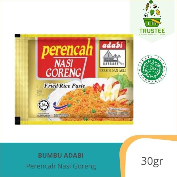 

^%^%^%^%] Adabi Bumbu Perencah Nasi Goreng / Fried Rice Paste Sachet Halal 30gr