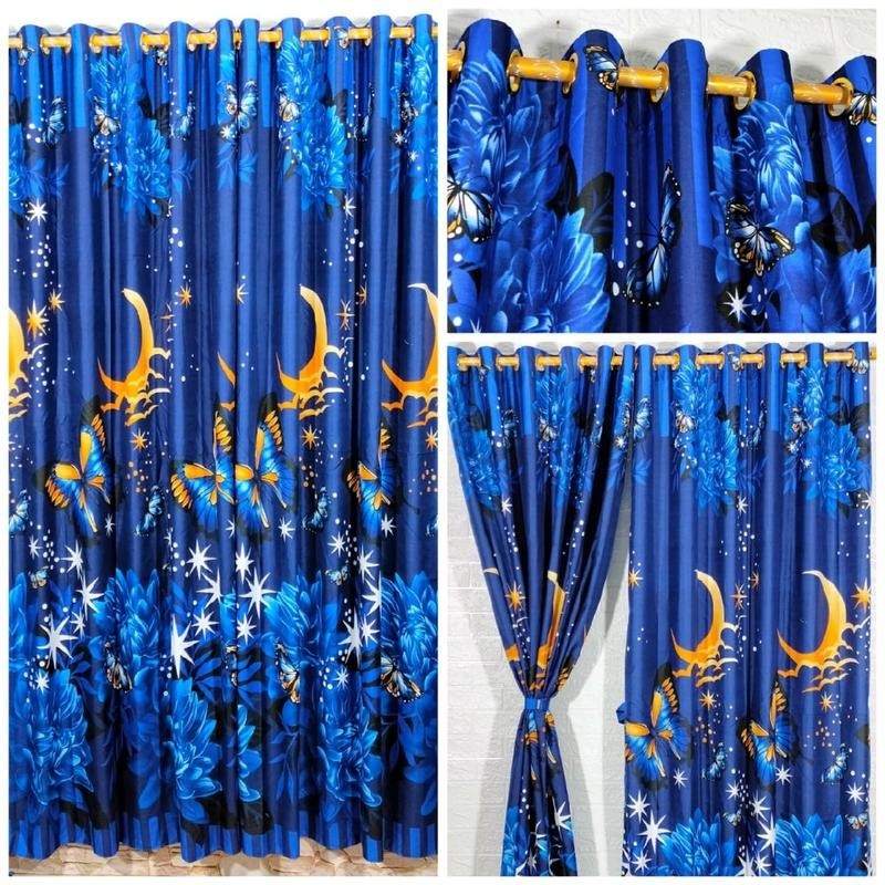 Gorden pintu dan jendela  smokring clema flyer Jendela Kain