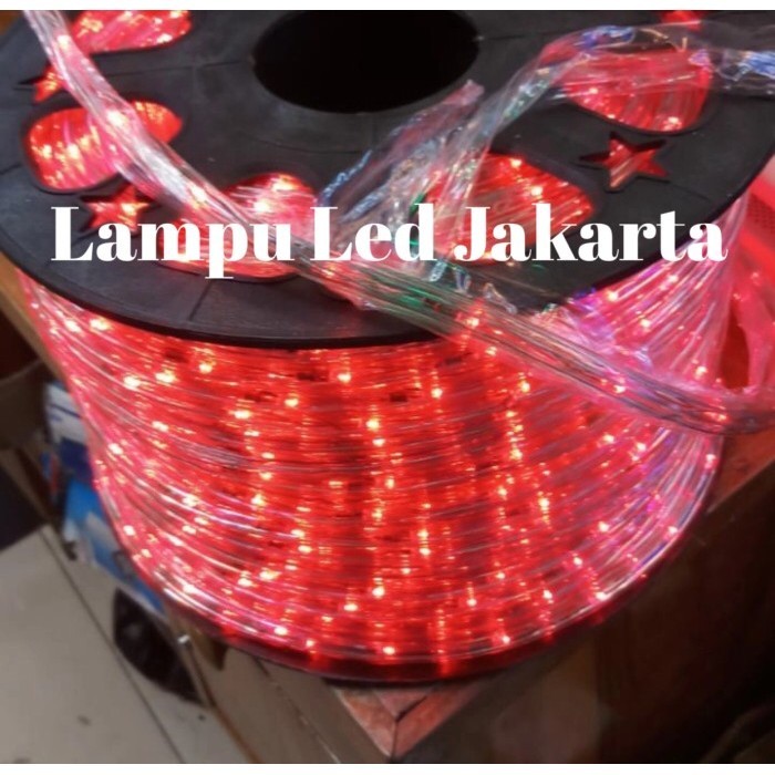 LAMPU LED SELANG BULAT 2 JALUR 100METER. LED SELANG BULAT 100M 2 JALUR