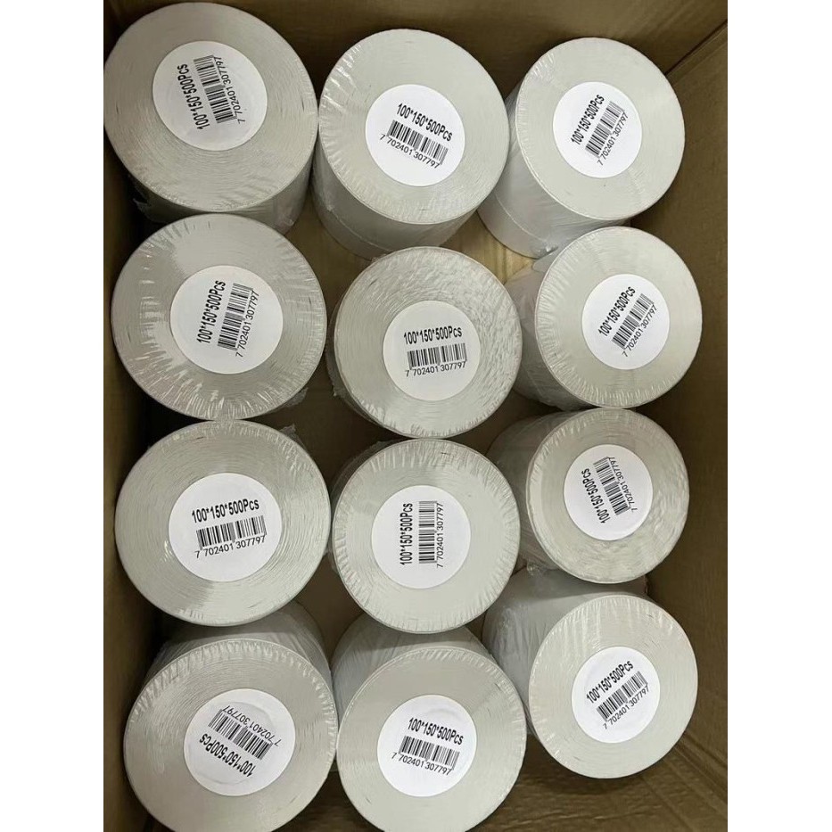 

HOKI TAPE LABEL STICKER THERMAL 100X150MM ISI FULL 500PCS PRODUK PILIHAN