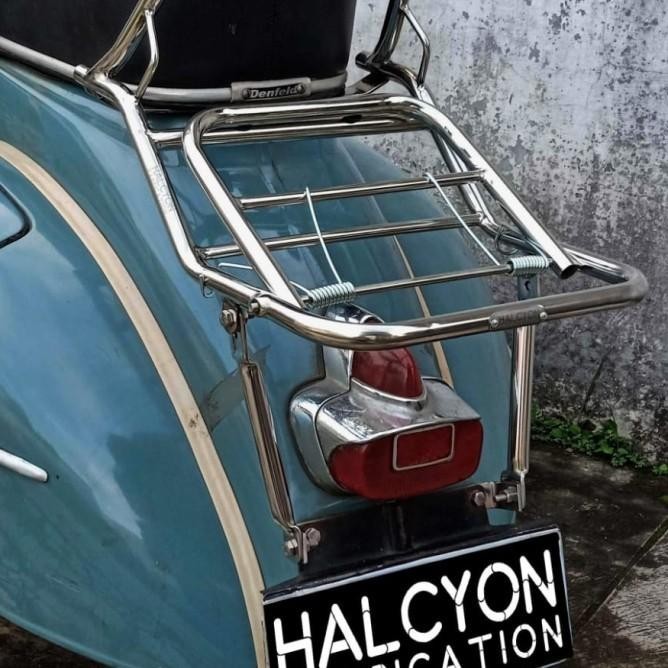 Diskon Terbatas Backrack Halcyon Stainless Steel Vespa