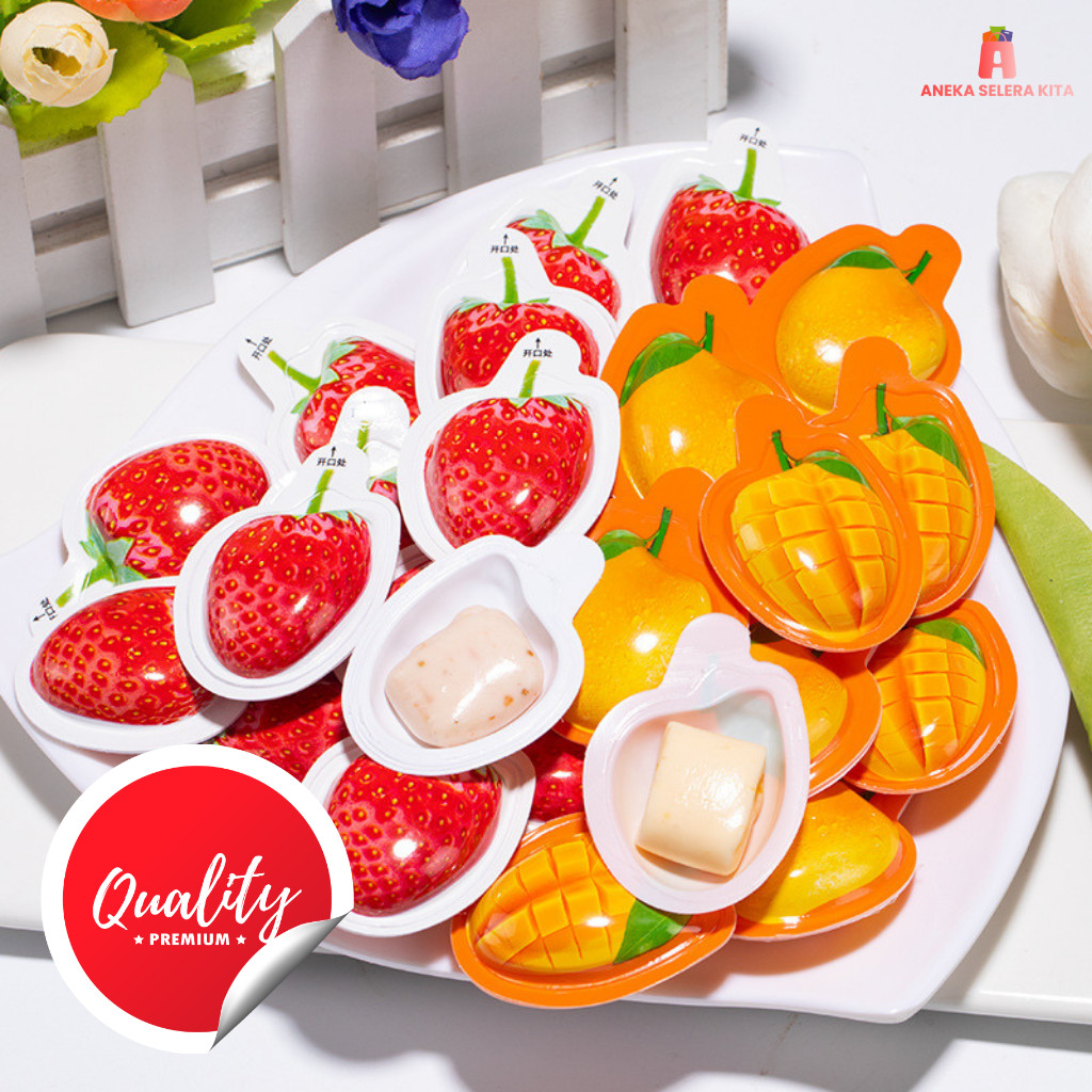 

Grosir Murah - Permen Lunak Rasa Durian/Stroberi/Mangga/Kelapa/Markisa dan Kopi - 3D Case (2,5kg)