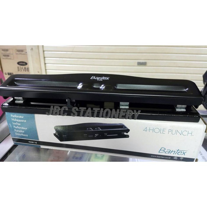 

4 Hole Punch / Pembolong Kertas 4 Lubang Adjustable Bantex